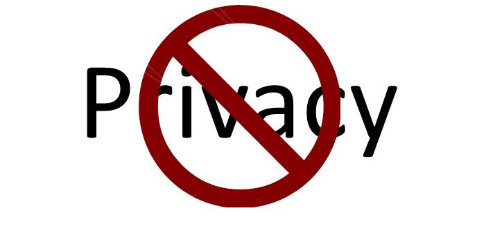 no privacy